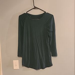 Extra Small Emerald Green 3/4 Sleeve blouse